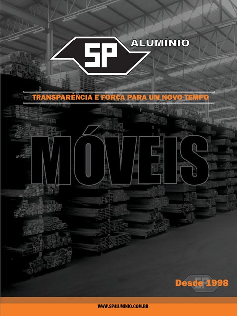Capa do Catálogo de Perfis para Móveis